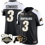 Men’s Colorado Buffaloes 100 Seasons Patch Vapor Limited Jersey – All Stitched