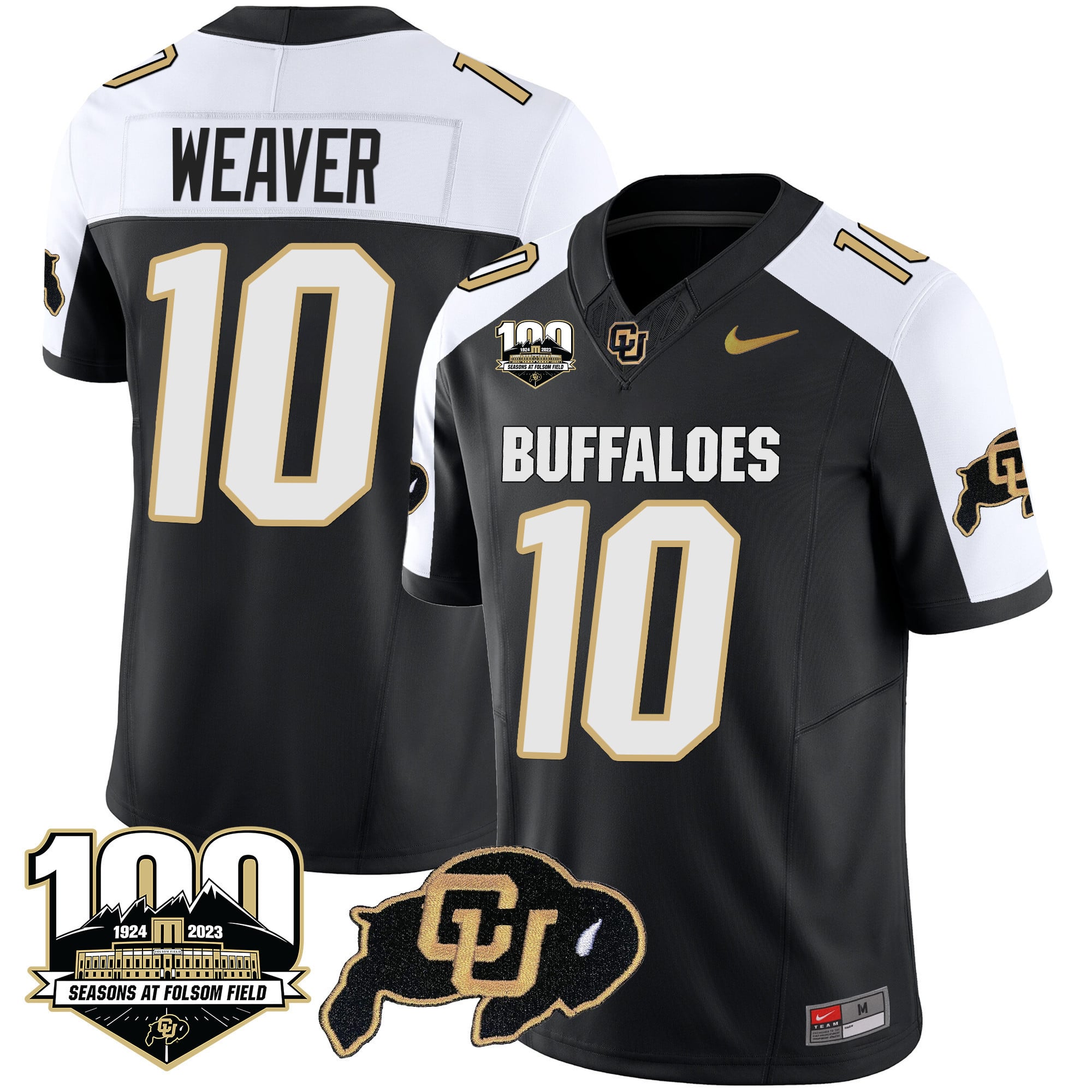 Men’s Colorado Buffaloes 100 Seasons Patch Vapor Limited Jersey – All Stitched