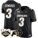 Men’s Colorado Buffaloes 100 Seasons Patch Vapor Limited Jersey – All Stitched
