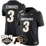 Men’s Colorado Buffaloes 100 Seasons Patch Vapor Limited Jersey – All Stitched