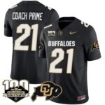 Men’s Colorado Buffaloes 100 Seasons Patch Vapor Limited Jersey – All Stitched