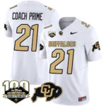 Men’s Colorado Buffaloes 100 Seasons Patch Vapor Limited Jersey – All Stitched