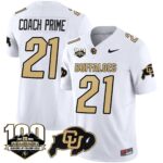 Men’s Colorado Buffaloes 100 Seasons Patch Vapor Limited Jersey – All Stitched