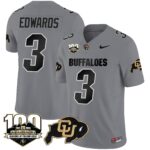 Men’s Colorado Buffaloes 100 Seasons Patch Vapor Limited Jersey – All Stitched