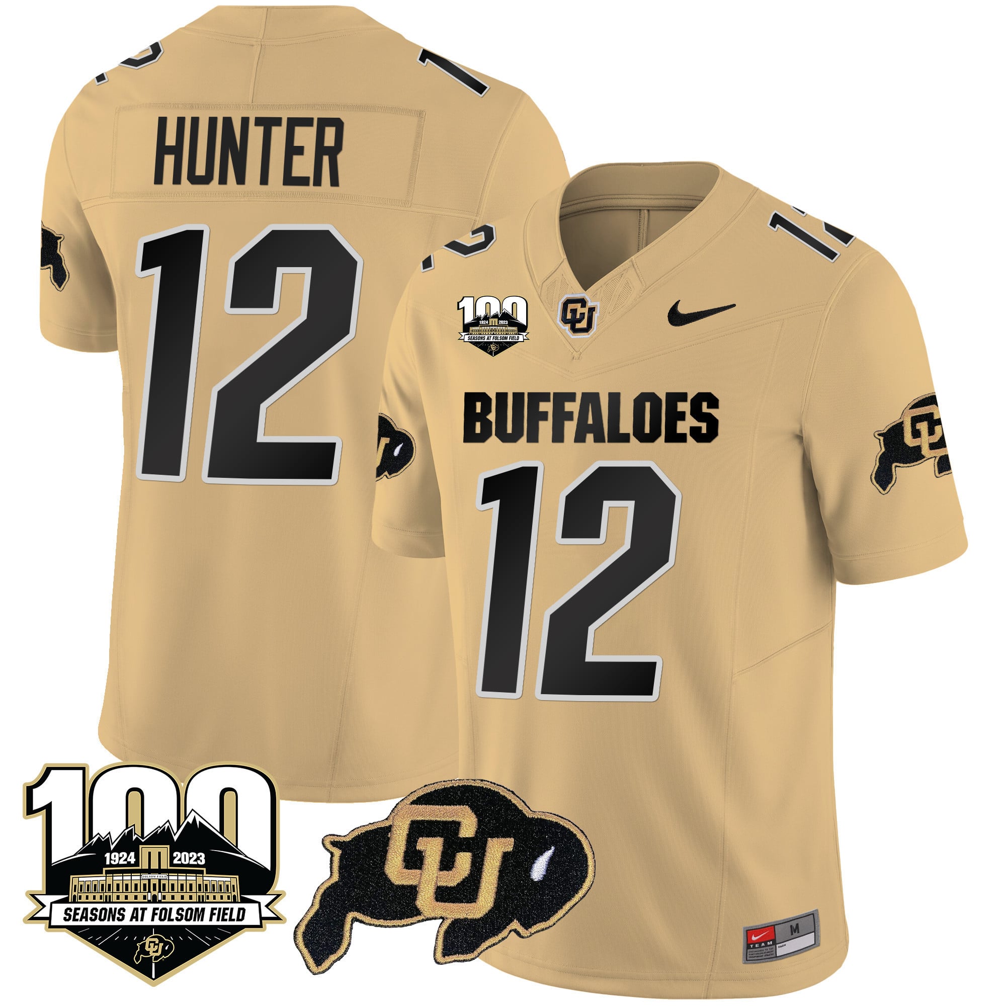 Men’s Colorado Buffaloes 100 Seasons Patch Vapor Limited Jersey – All Stitched