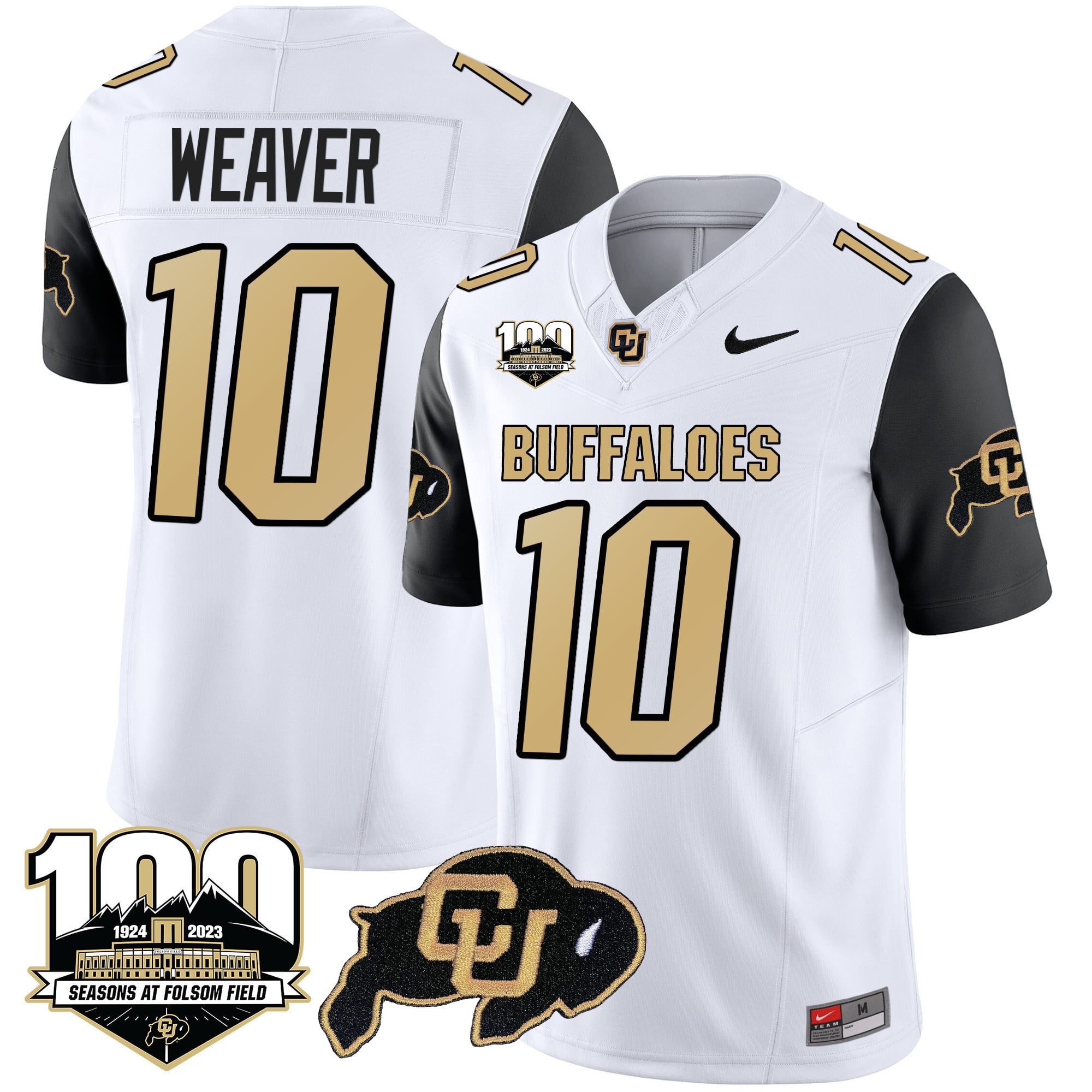 Men’s Colorado Buffaloes 100 Seasons Patch Vapor Limited Jersey – All Stitched