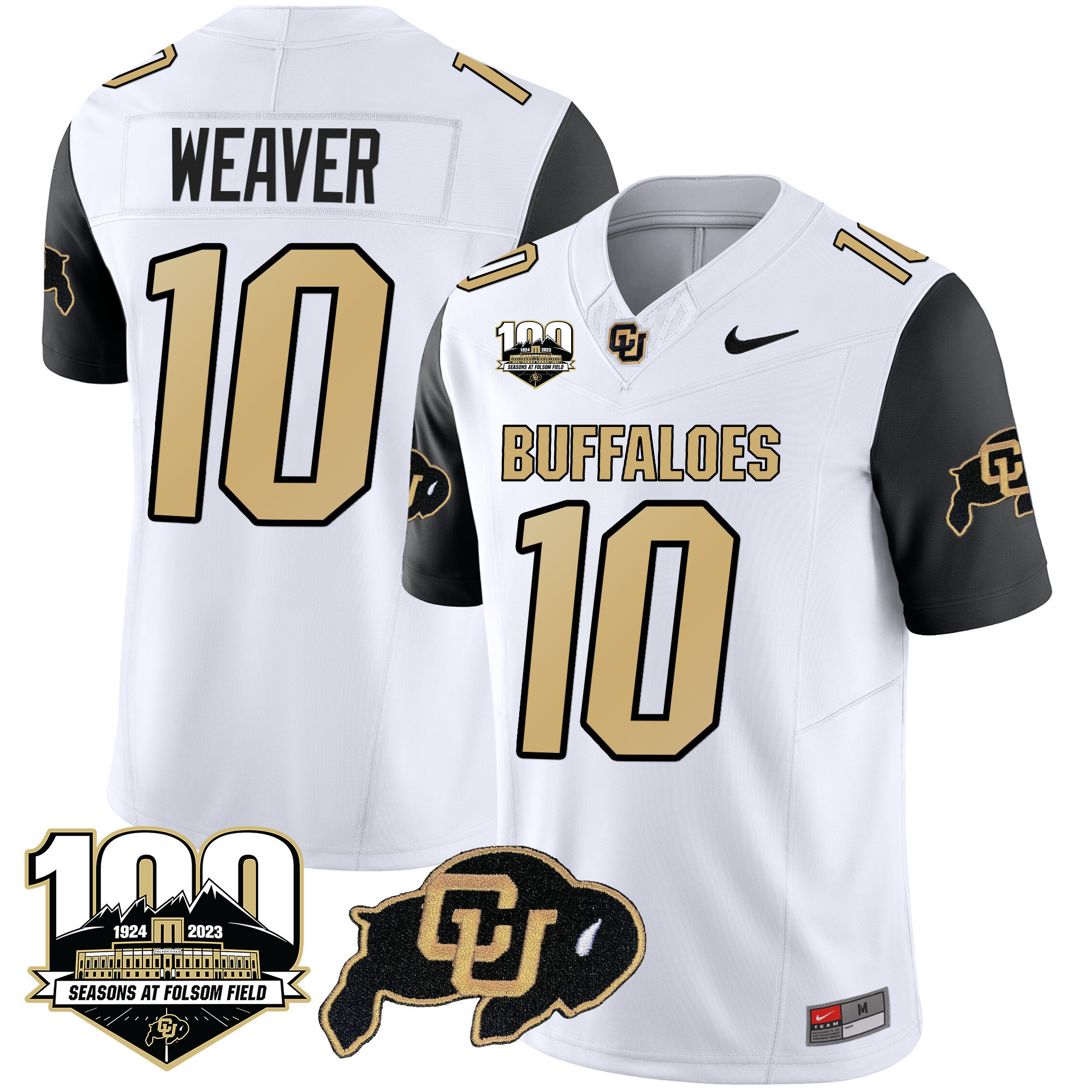 Men’s Colorado Buffaloes 100 Seasons Patch Vapor Limited Jersey – All Stitched