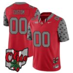 Ohio State Buckeyes 2023 Gray Alternate Custom Jersey V2 – Stitched