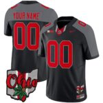 Ohio State Buckeyes 2023 Gray Alternate Custom Jersey V2 – Stitched