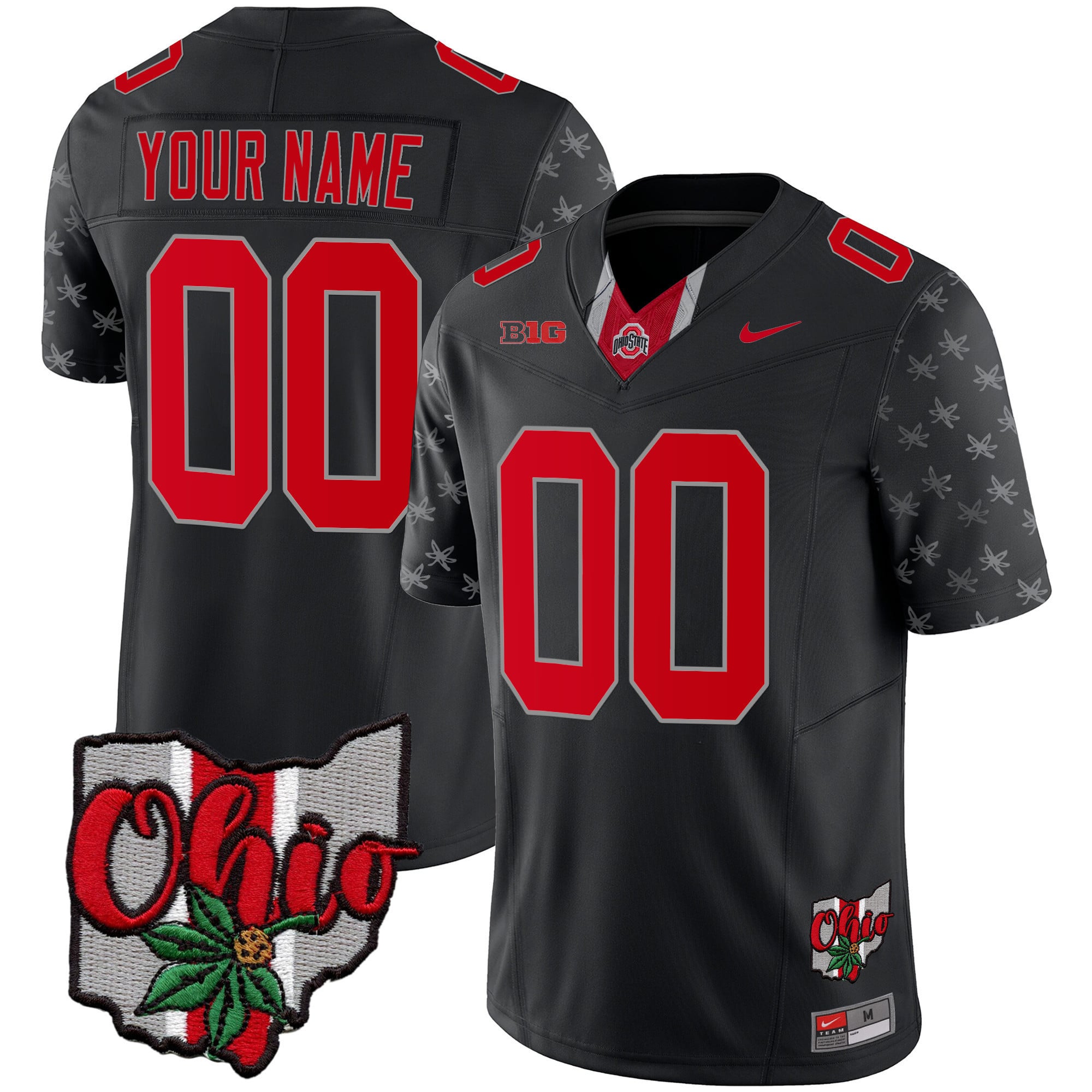 Ohio State Buckeyes 2023 Gray Alternate Custom Jersey V2 – Stitched