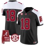 Men’s Alabama Crimson Tide Vapor Limited Jersey V3 – Alabama Map – All Stitched