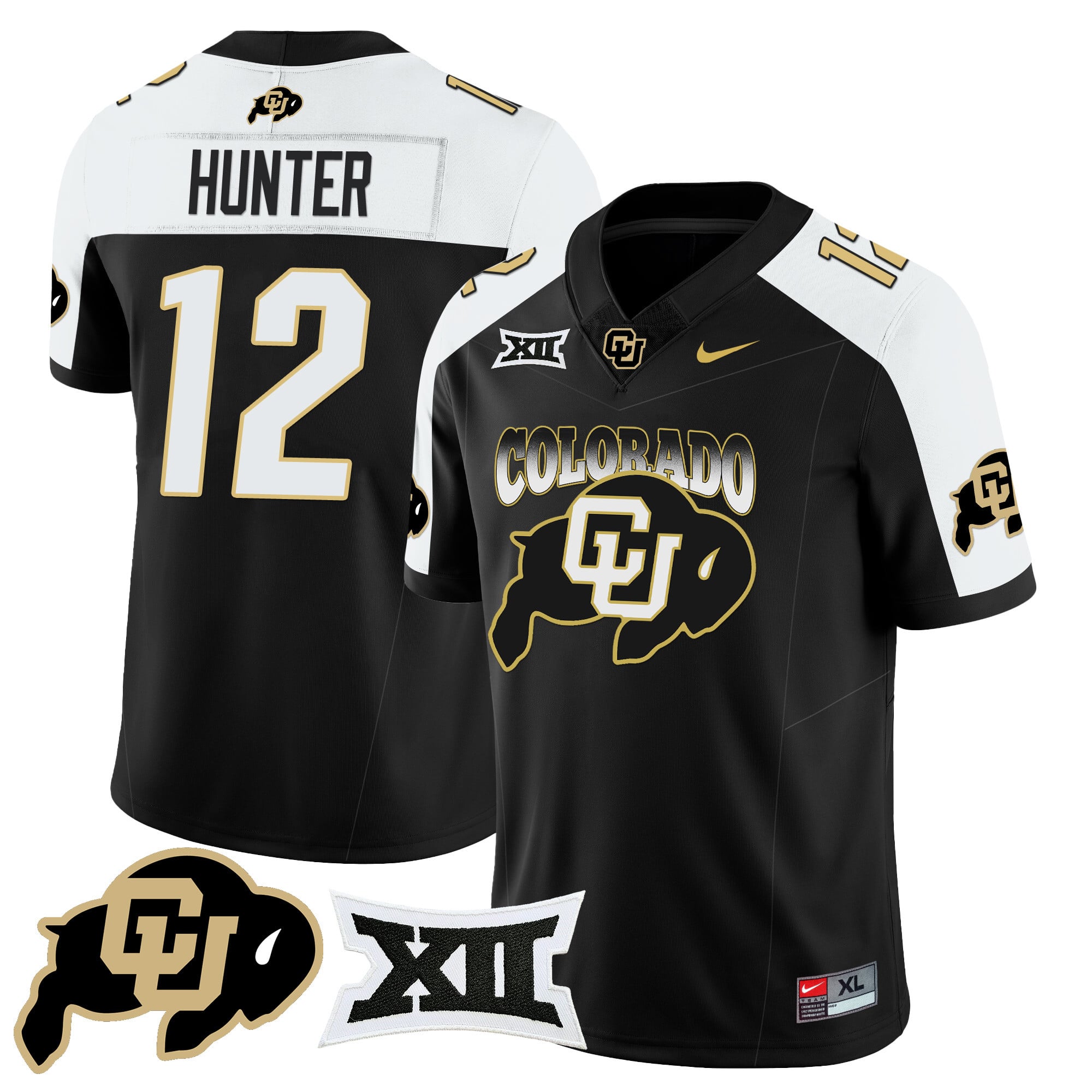 Men’s Colorado Buffaloes 2024 Vapor Limited Jersey N2 – All Stitched