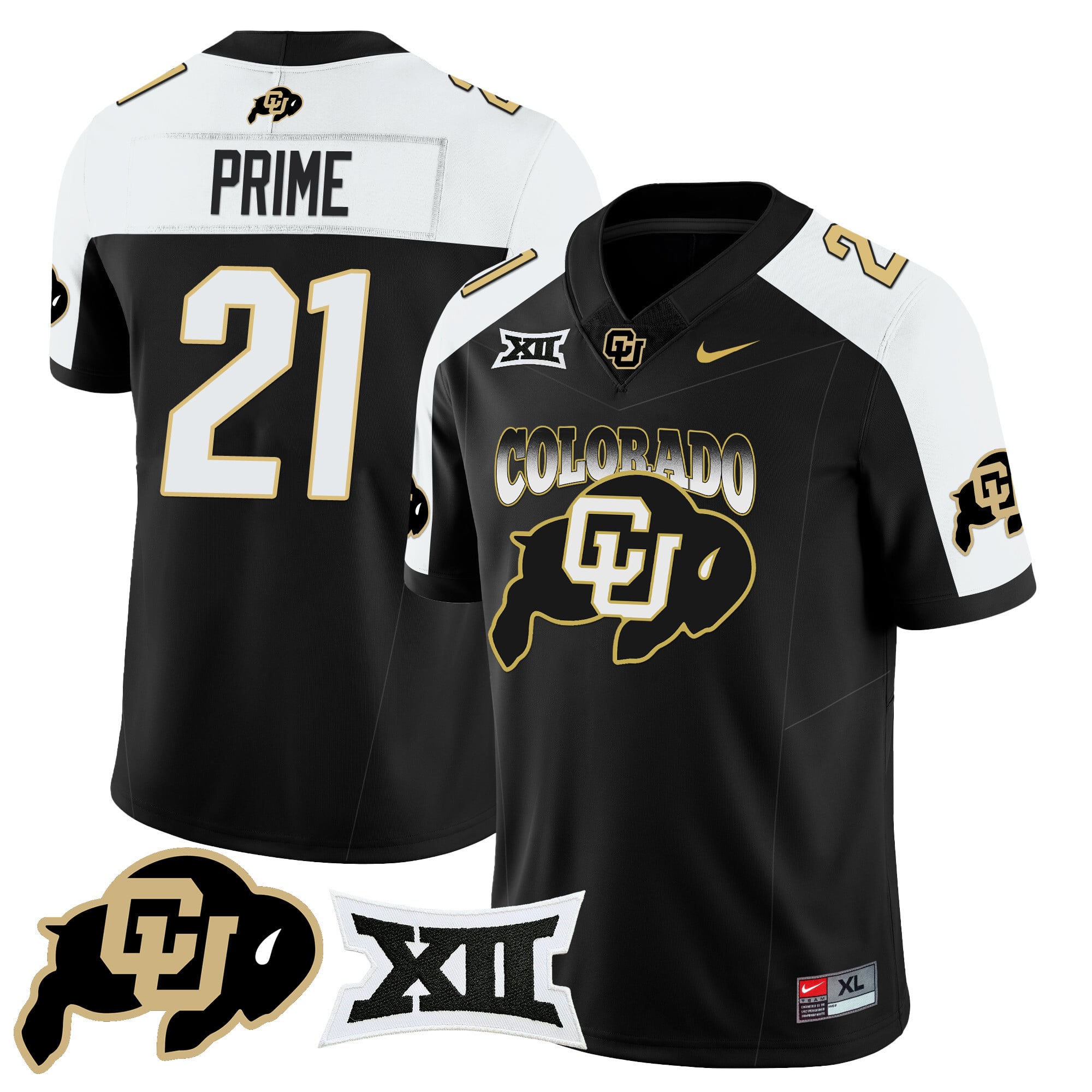 Men’s Colorado Buffaloes 2024 Vapor Limited Jersey N2 – All Stitched