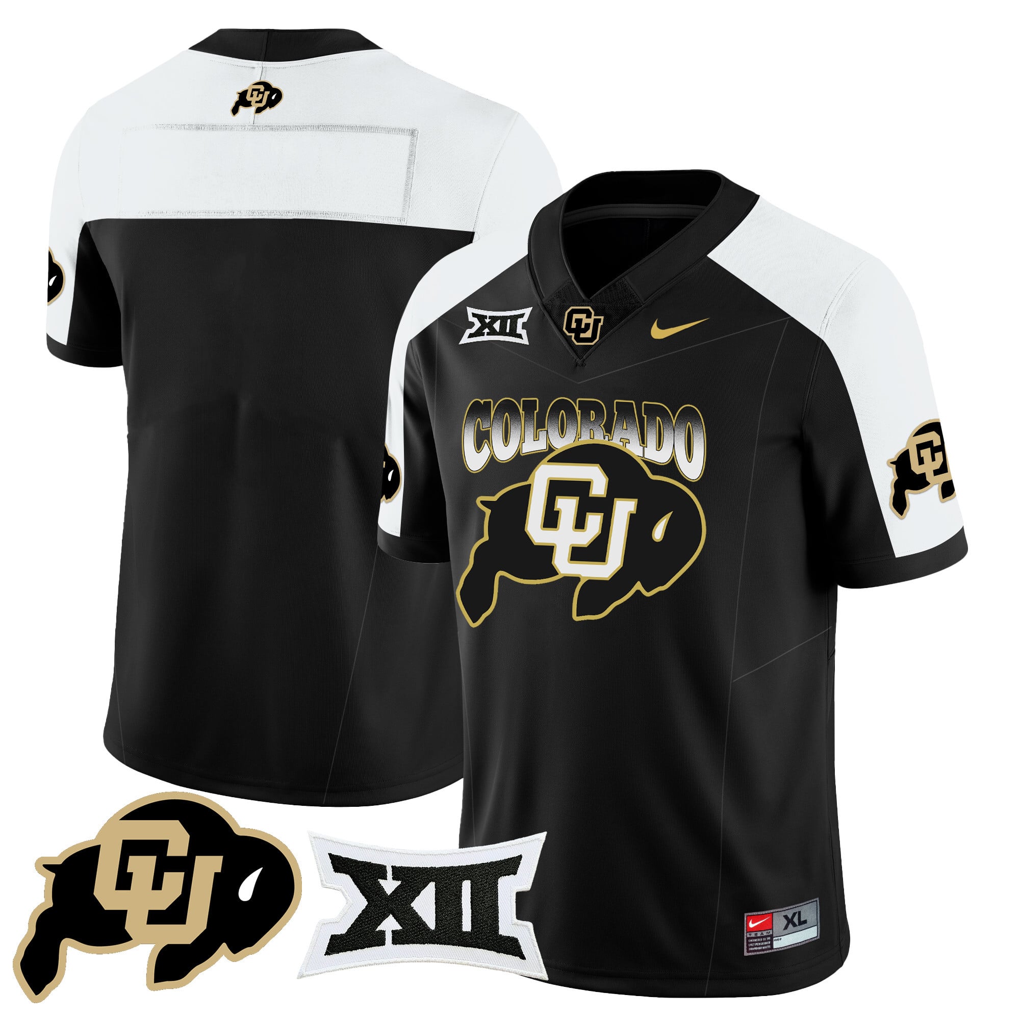 Men’s Colorado Buffaloes 2024 Vapor Limited Jersey N2 – All Stitched