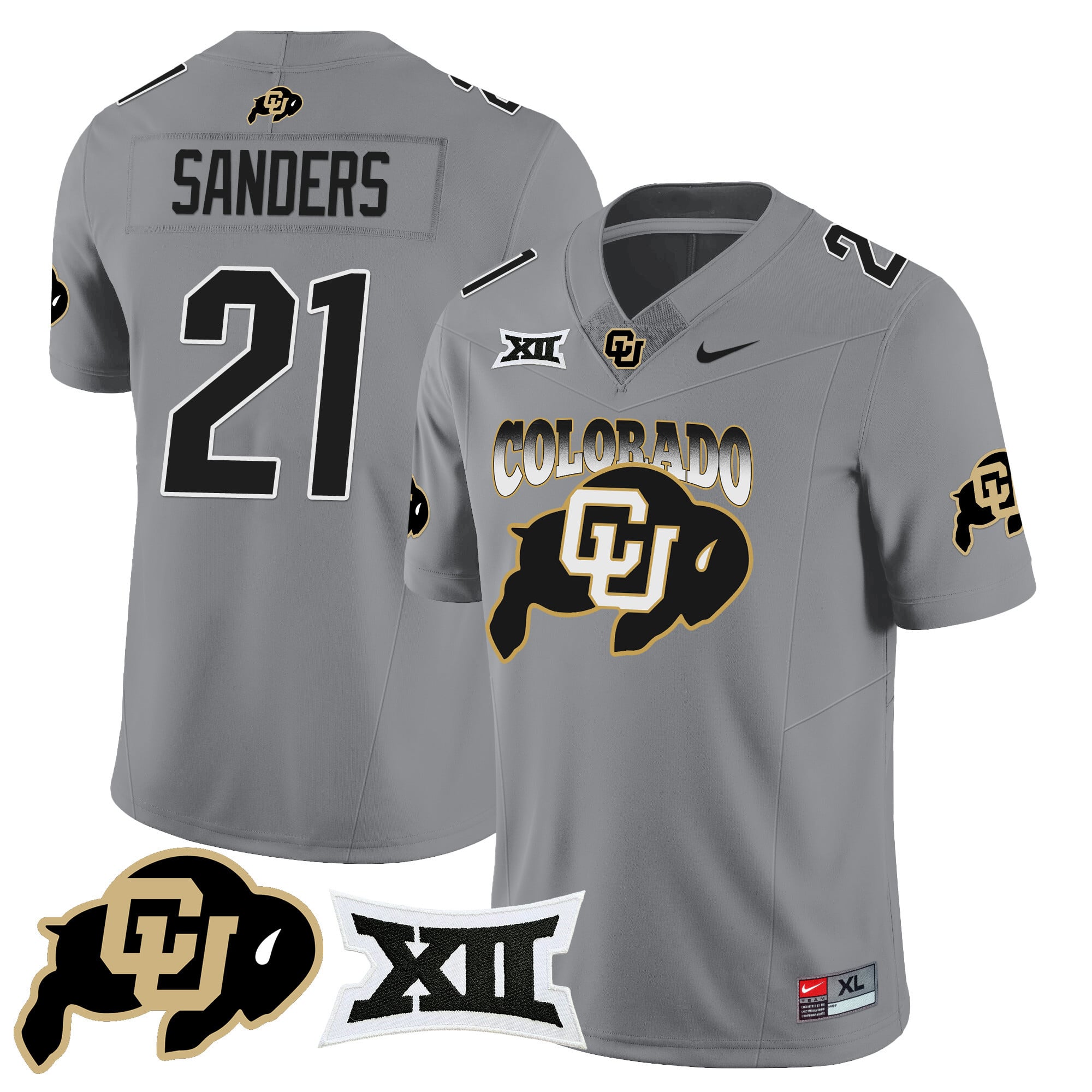 Men’s Colorado Buffaloes 2024 Vapor Limited Jersey N2 – All Stitched
