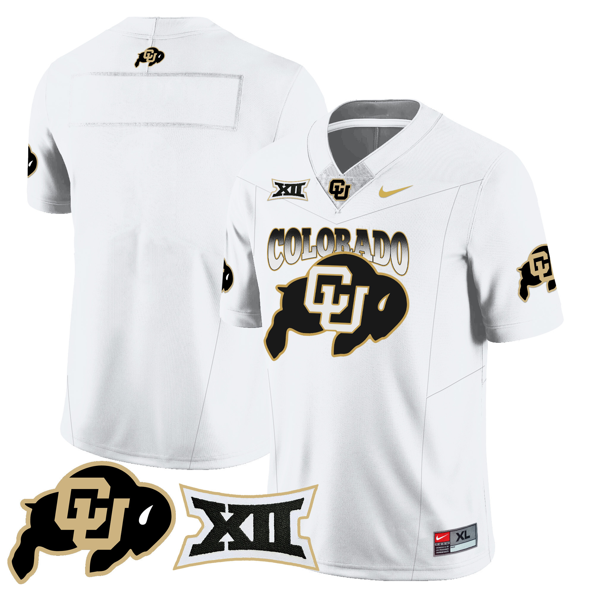 Men’s Colorado Buffaloes 2024 Vapor Limited Jersey N2 – All Stitched