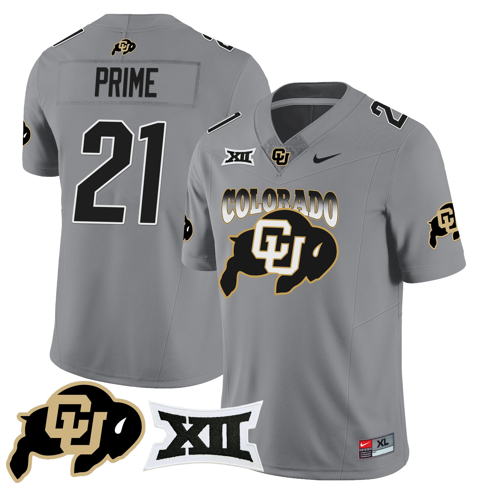 Men’s Colorado Buffaloes 2024 Vapor Limited Jersey N2 – All Stitched