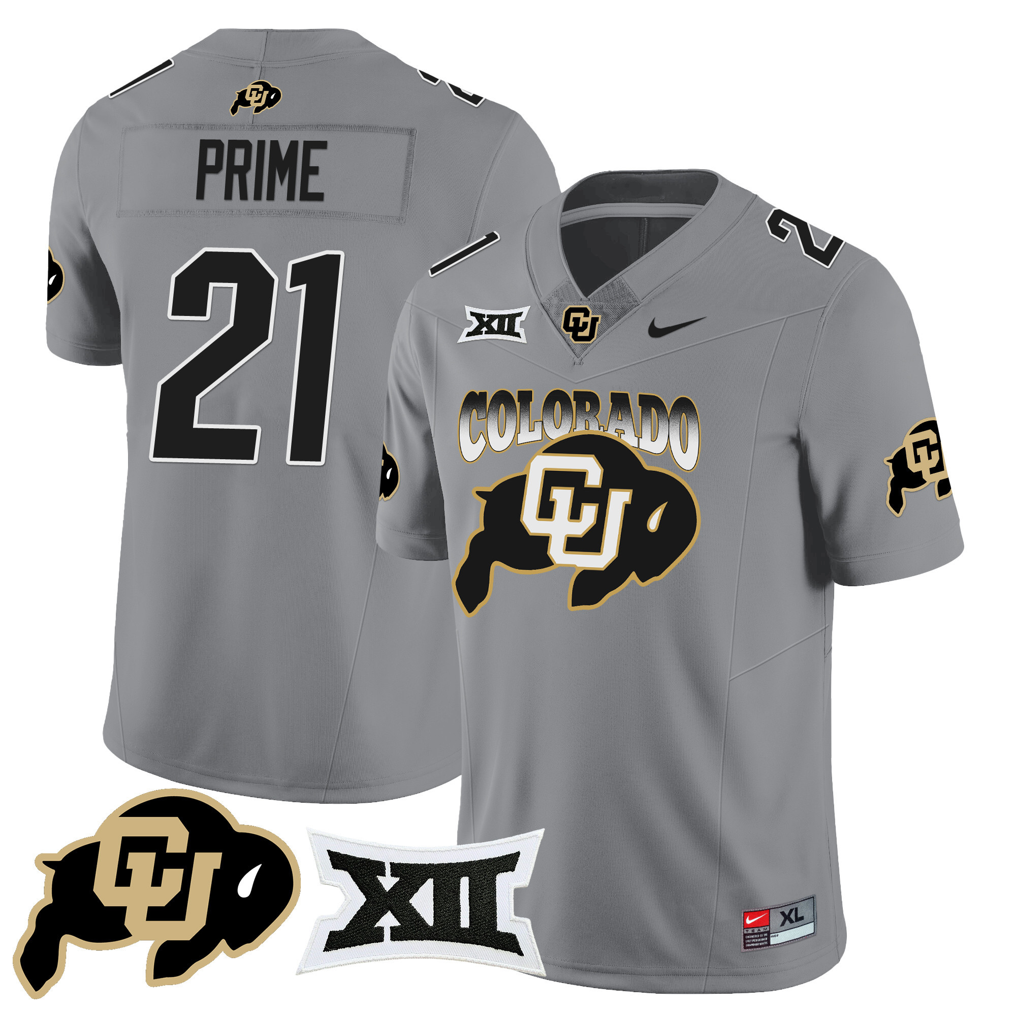 Men’s Colorado Buffaloes 2024 Vapor Limited Jersey N2 – All Stitched