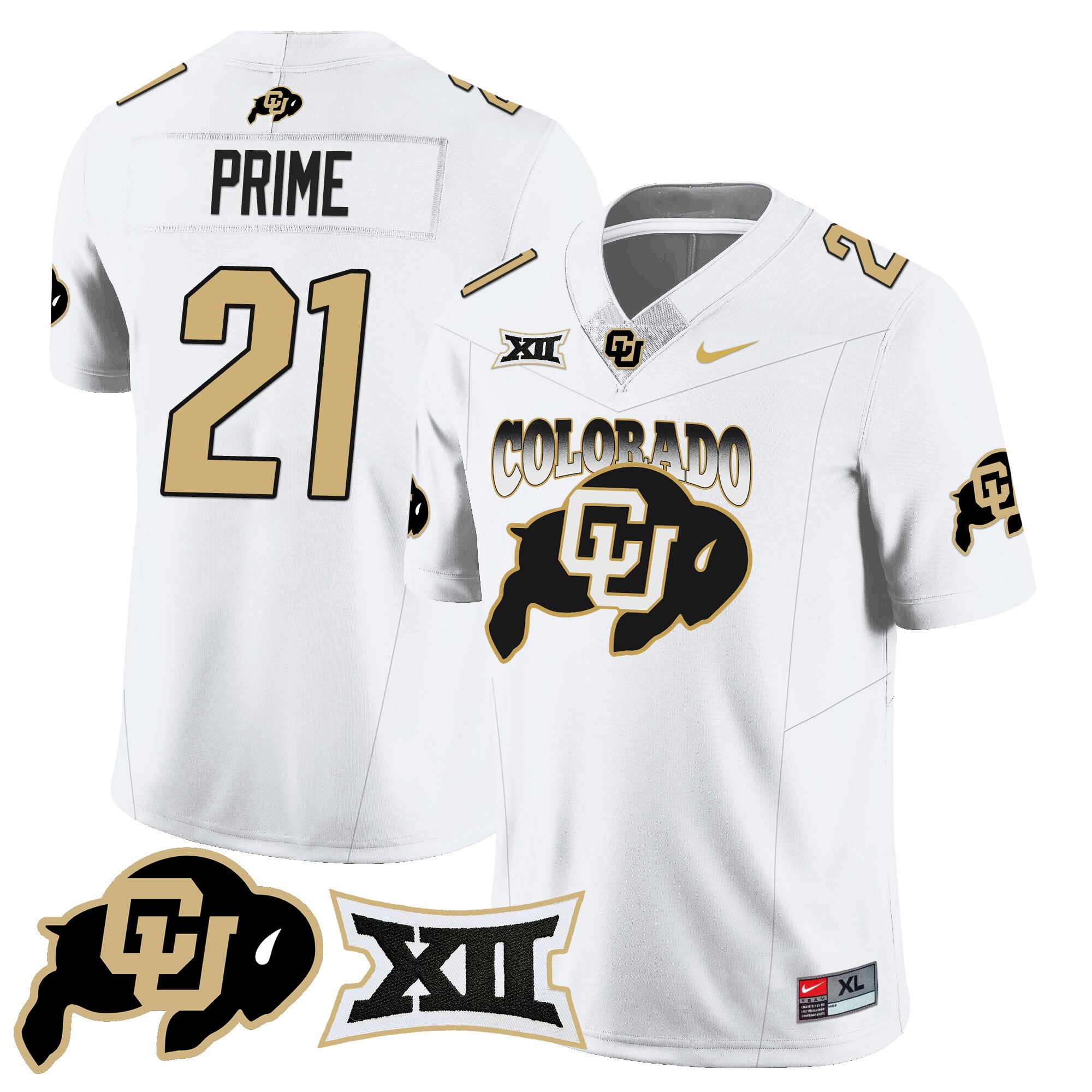 Men’s Colorado Buffaloes 2024 Vapor Limited Jersey N2 – All Stitched