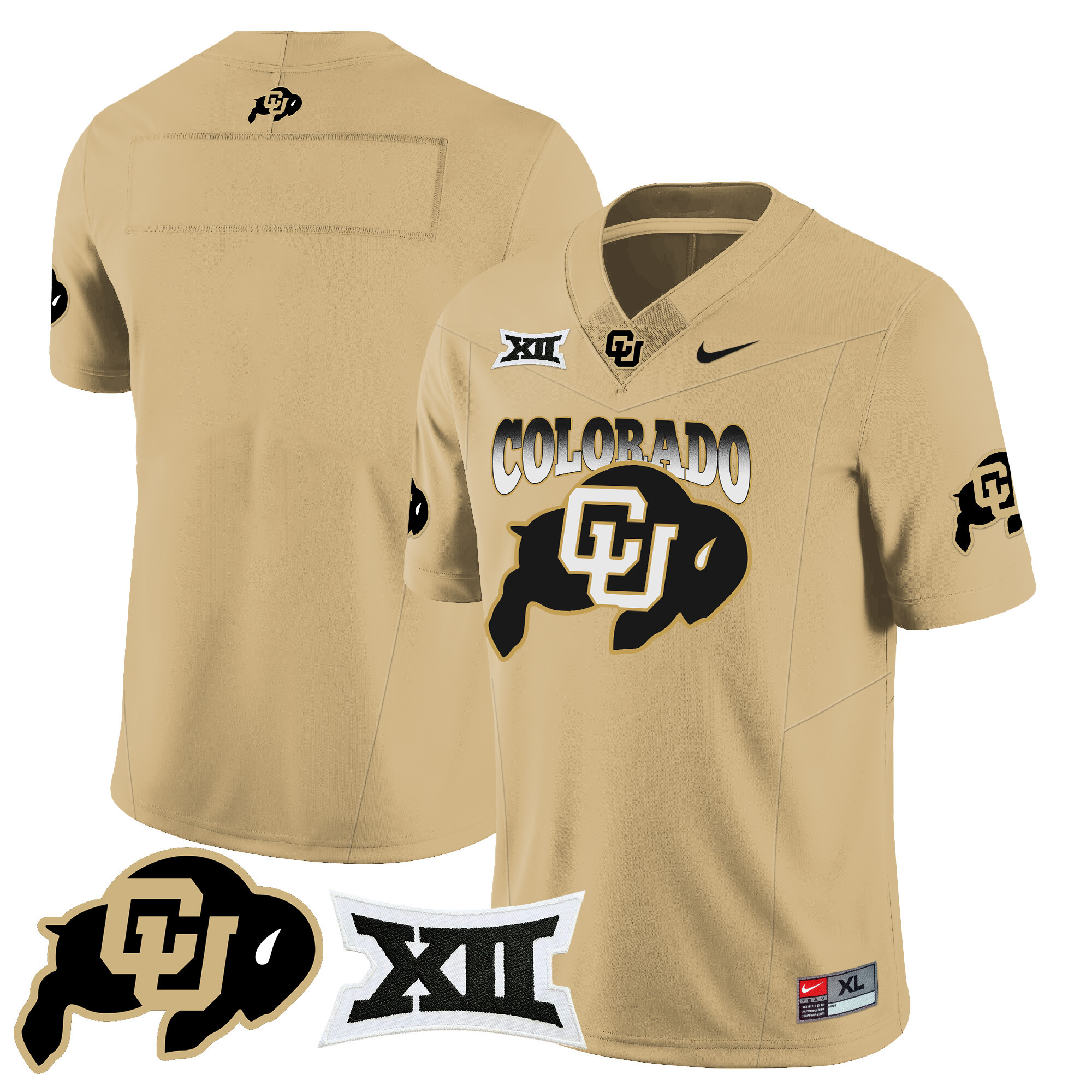 Men’s Colorado Buffaloes 2024 Vapor Limited Jersey N2 – All Stitched