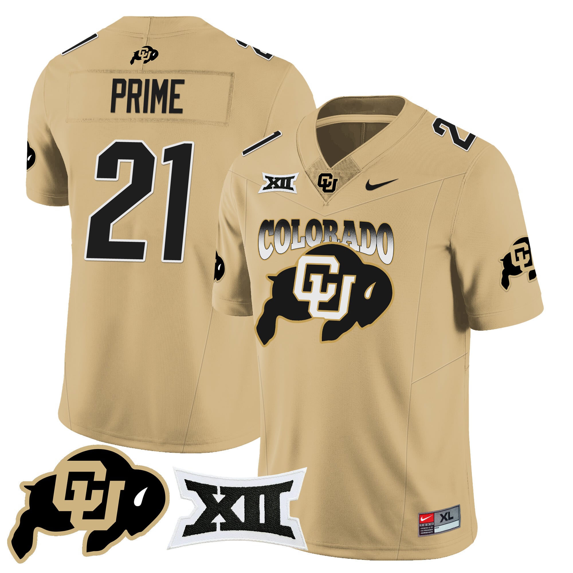 Men’s Colorado Buffaloes 2024 Vapor Limited Jersey N2 – All Stitched