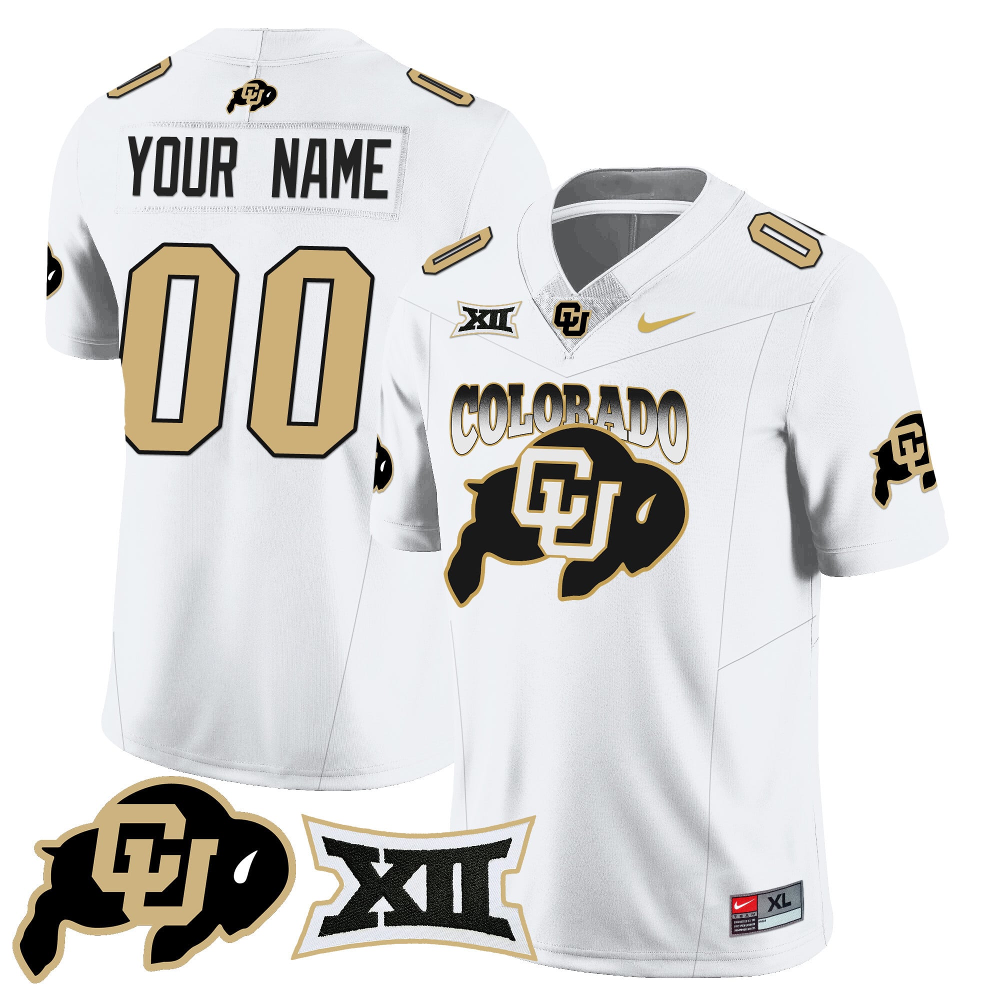 Custom Colorado Buffaloes 2024 Vapor Limited Jersey N2 – All Stitched