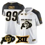 Men’s Colorado Buffaloes 2024 Vapor Limited Gold Jersey N1 – All Stitched