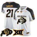 Men’s Colorado Buffaloes 2024 Vapor Limited Gold Jersey N1 – All Stitched