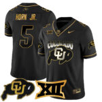 Men’s Colorado Buffaloes 2024 Vapor Limited Gold Jersey N1 – All Stitched