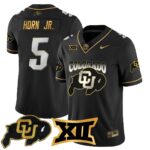 Men’s Colorado Buffaloes 2024 Vapor Limited Gold Jersey N1 – All Stitched