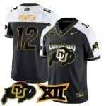 Men’s Colorado Buffaloes 2024 Vapor Limited Gold Jersey N1 – All Stitched