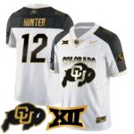 Men’s Colorado Buffaloes 2024 Vapor Limited Gold Jersey N1 – All Stitched