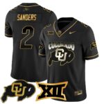 Men’s Colorado Buffaloes 2024 Vapor Limited Gold Jersey N1 – All Stitched