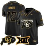 Men’s Colorado Buffaloes 2024 Vapor Limited Gold Jersey N1 – All Stitched