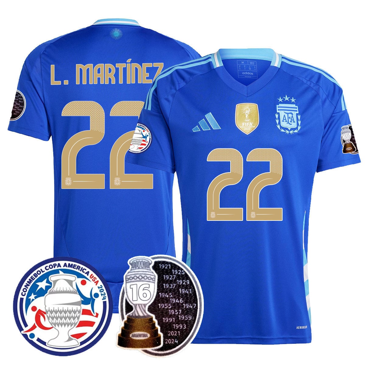 Men’s Argentina 2024 Copa America Champion Limited Jersey