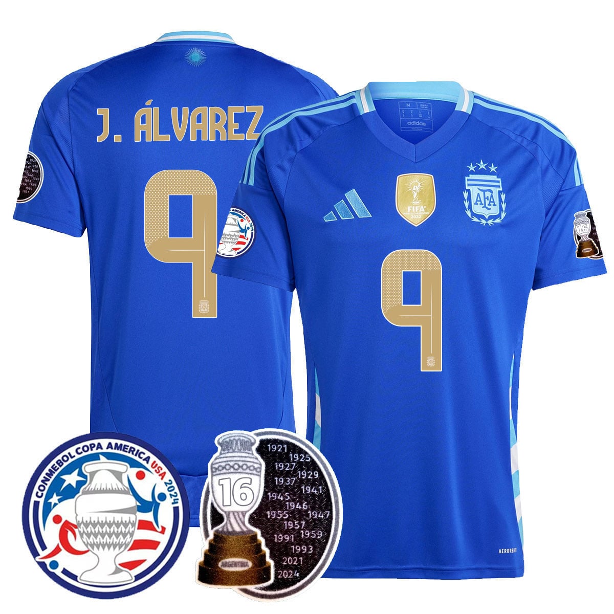 Men’s Argentina 2024 Copa America Champion Limited Jersey