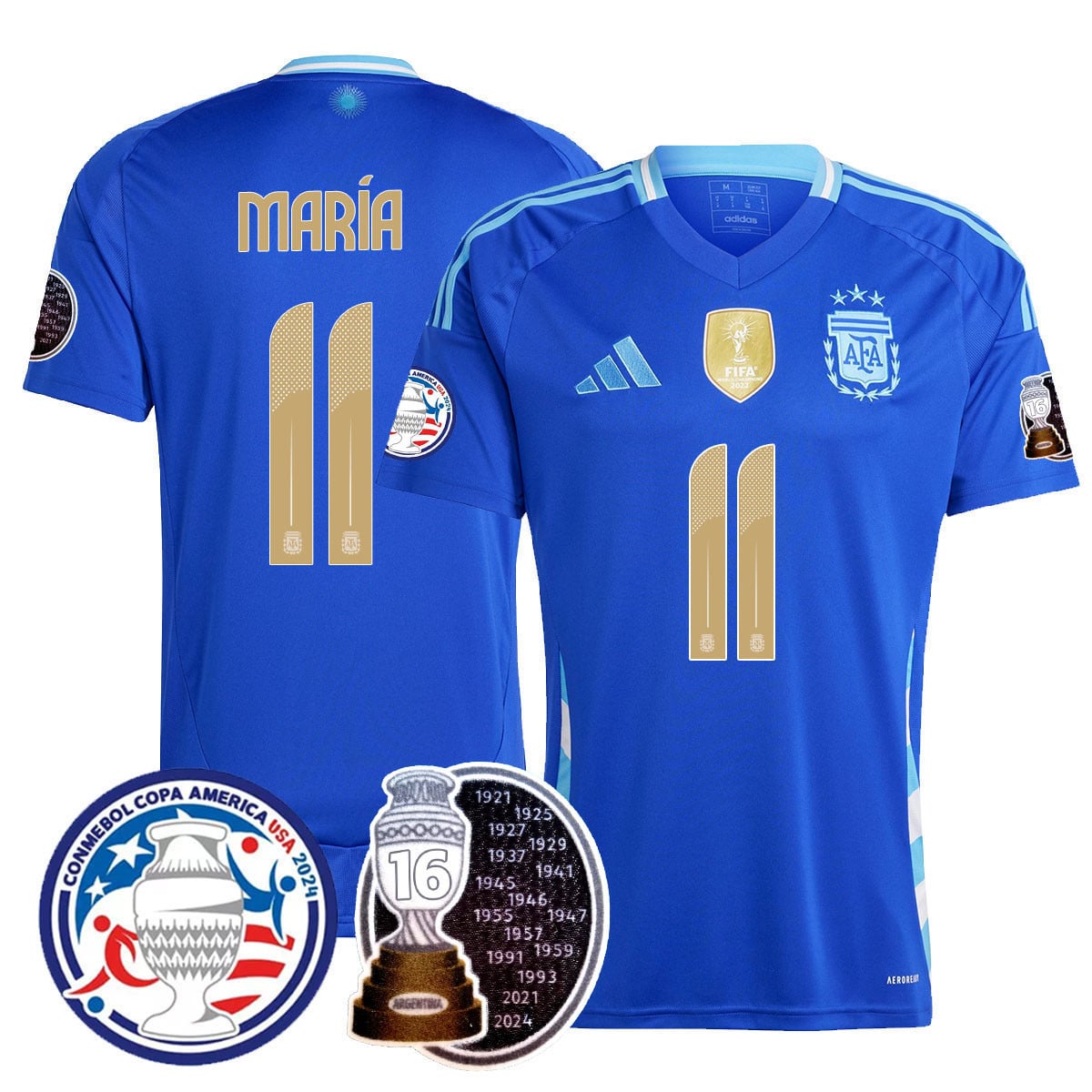 Men’s Argentina 2024 Copa America Champion Limited Jersey