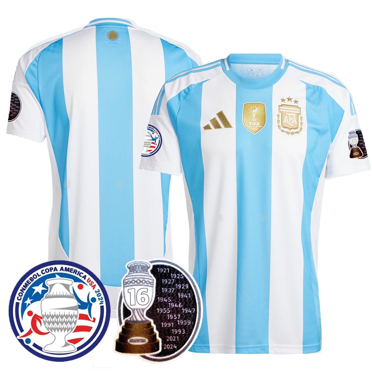 Men’s Argentina 2024 Copa America Champion Limited Jersey