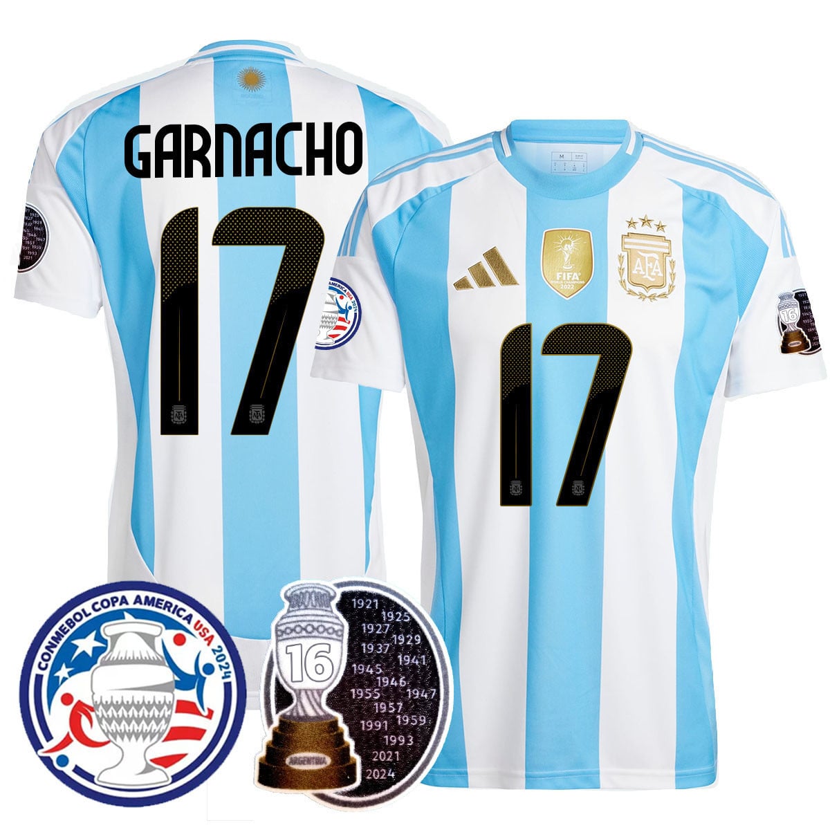 Men’s Argentina 2024 Copa America Champion Limited Jersey