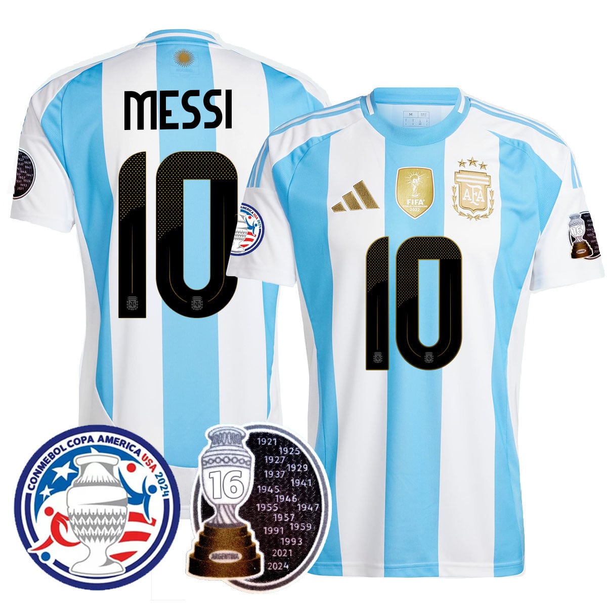 Men’s Argentina 2024 Copa America Champion Limited Jersey