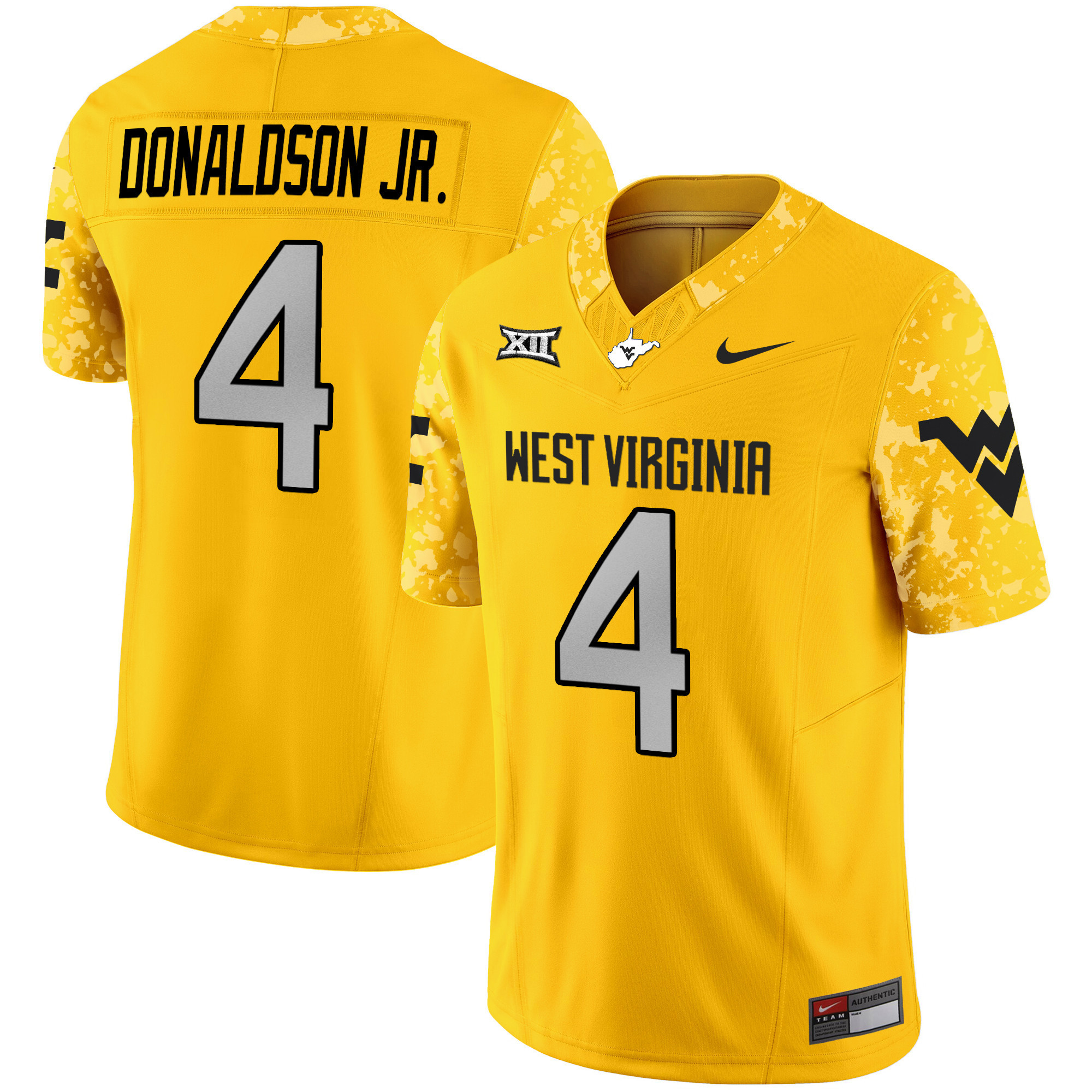 Women’s West Virginia Mountaineers 2024 Vapor Limited Jersey V2 – All Stitched
