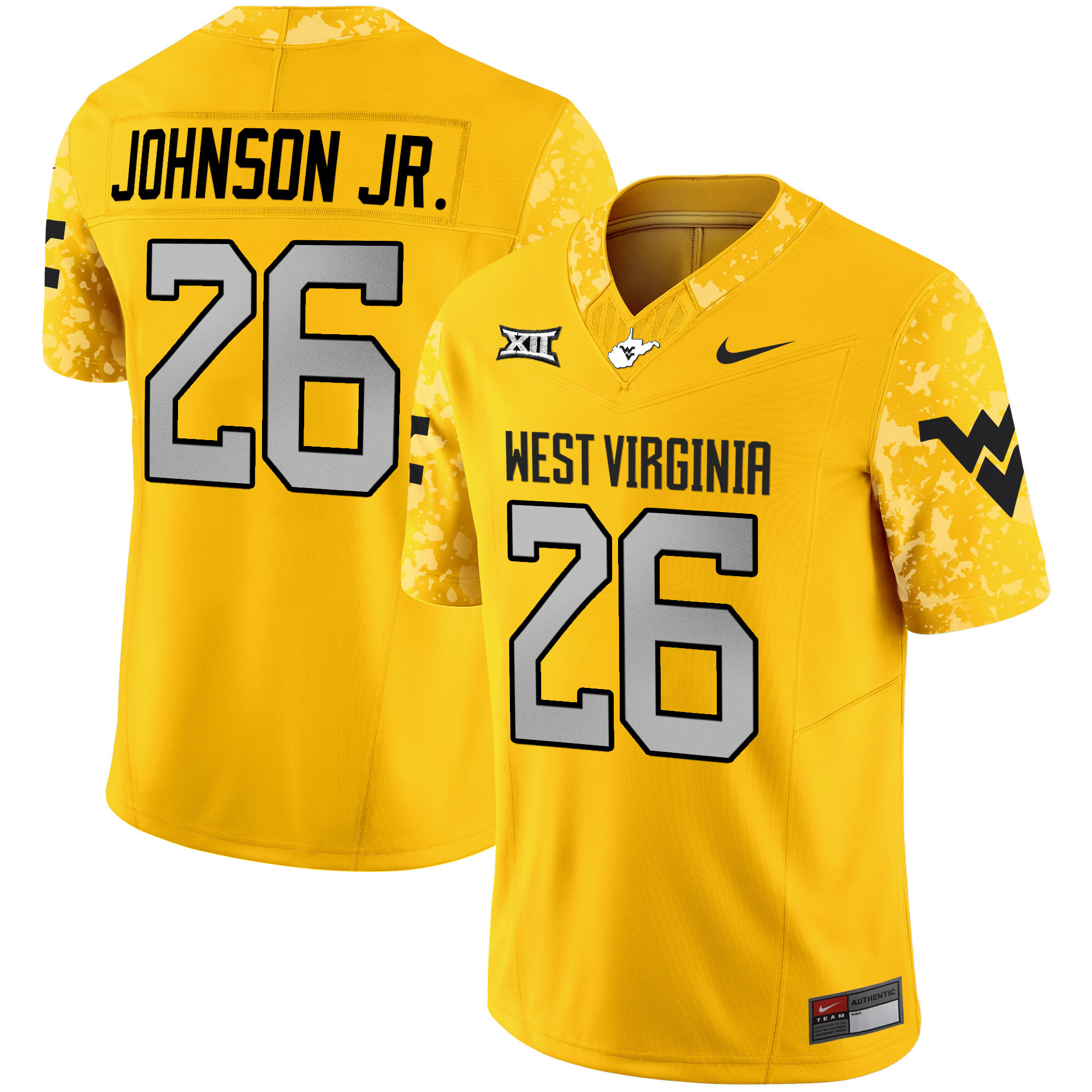 Women’s West Virginia Mountaineers 2024 Vapor Limited Jersey V2 – All Stitched