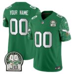 Eagles Kelly Green Vapor Limited Custom Jersey V4 – All Stitched