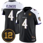 Men’s Ravens Jacoby Jones Patch Vapor Limited Jersey – All Stitched