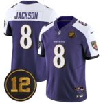Men’s Ravens Jacoby Jones Patch Vapor Limited Jersey – All Stitched