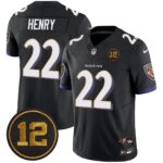 Men’s Ravens Jacoby Jones Patch Vapor Limited Jersey – All Stitched