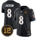 Men’s Ravens Jacoby Jones Patch Vapor Limited Jersey – All Stitched