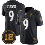 Men’s Ravens Jacoby Jones Patch Vapor Limited Jersey – All Stitched