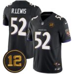 Men’s Ravens Jacoby Jones Patch Vapor Limited Jersey – All Stitched