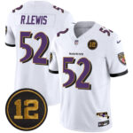 Men’s Ravens Jacoby Jones Patch Vapor Limited Jersey – All Stitched